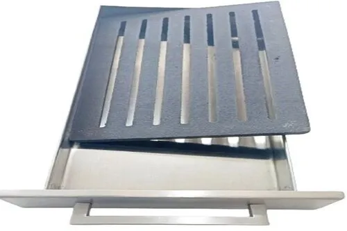 Gaveta Cinzeiro em Aço Inox p/ Churrasqueira Tecnogrill TC001211-4