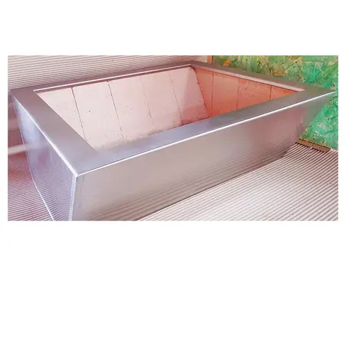 Braseiro Tecnogrill para Parrilla em aço inox 70X48 TC001311-1