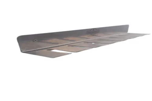 Suporte para pendurar espetos de parede em aço inox - 38 CM