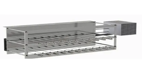 Churrasqueira Grill inox comercial 27 espetos rotativos