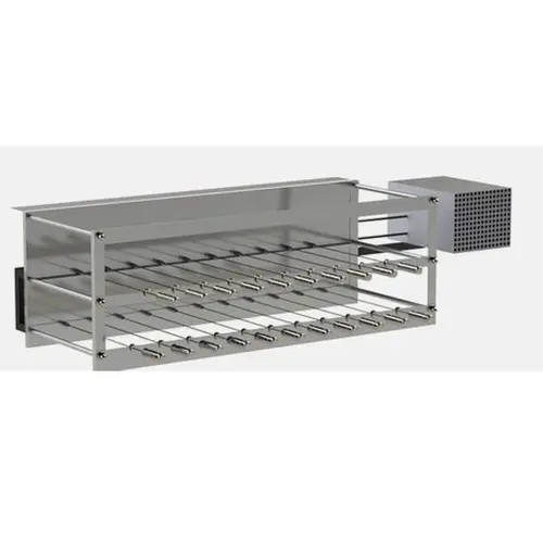 Churrasqueira Grill inox comercial 17 espetos rotativos