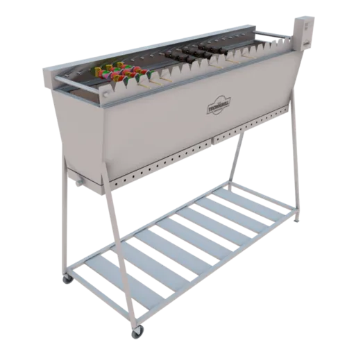 Churrasqueira de Espetinho Elétrica Inox Tecnogrill Portátil