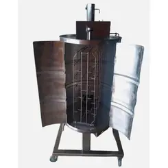 Churrasqueira Costelão Tecnogrill Tambor em Inox Móvel Rotativa c/ Motor
