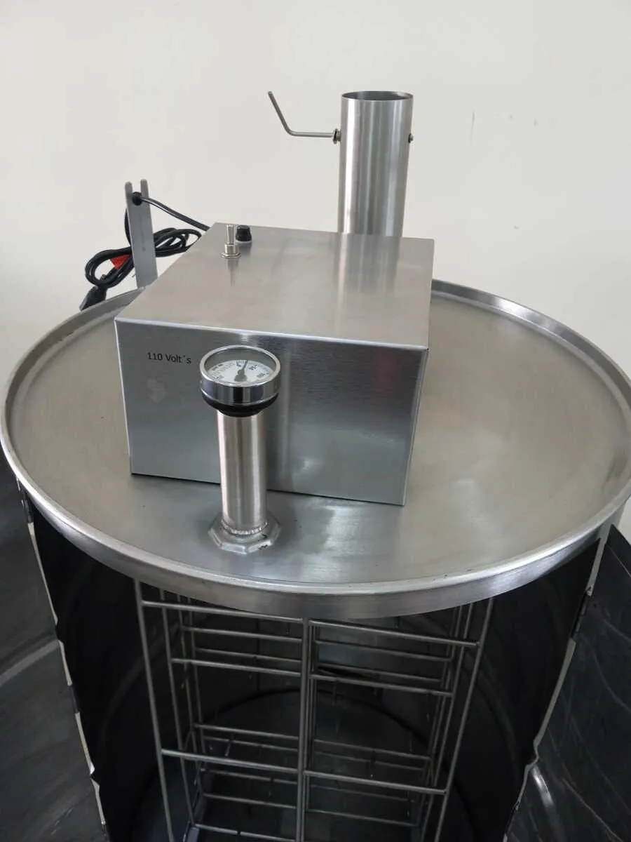 Churrasqueira Costelão Tecnogrill Tambor em Inox Móvel Rotativa c/ Motor
