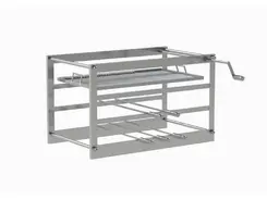 Churrasqueira Grill inox Tecnogrill espetos tradicionais e grelha manual - 90 cm