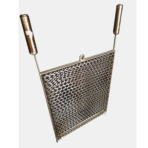 Grelha Inox dupla moeda 60 x 50