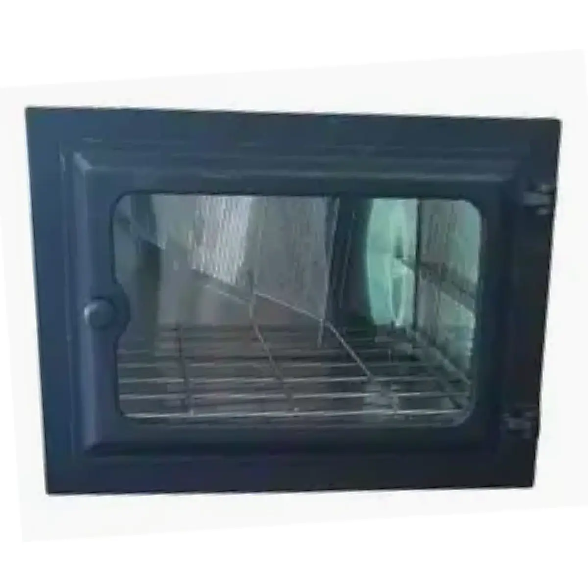 Forno em ferro fundido com porta de vidro temperado